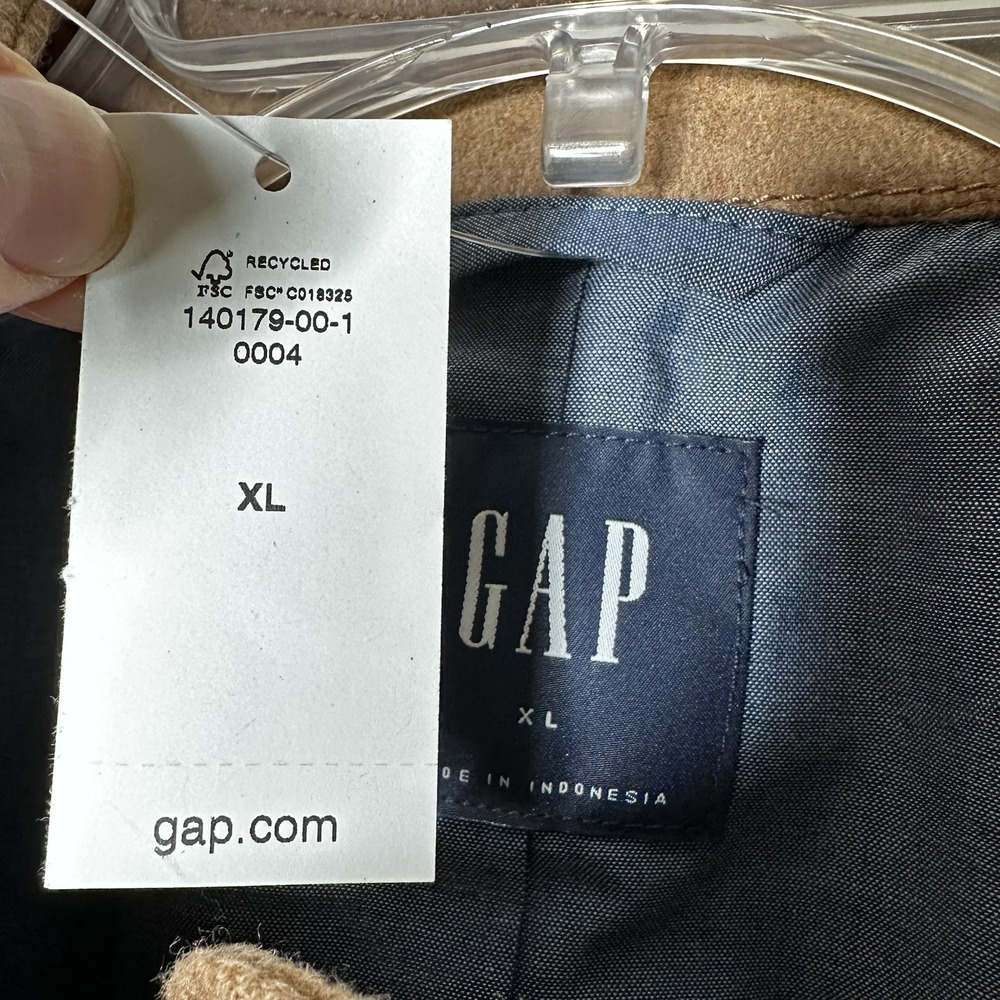 GAP Camel Brown Bomber Jacket - Picture 6 of 9
